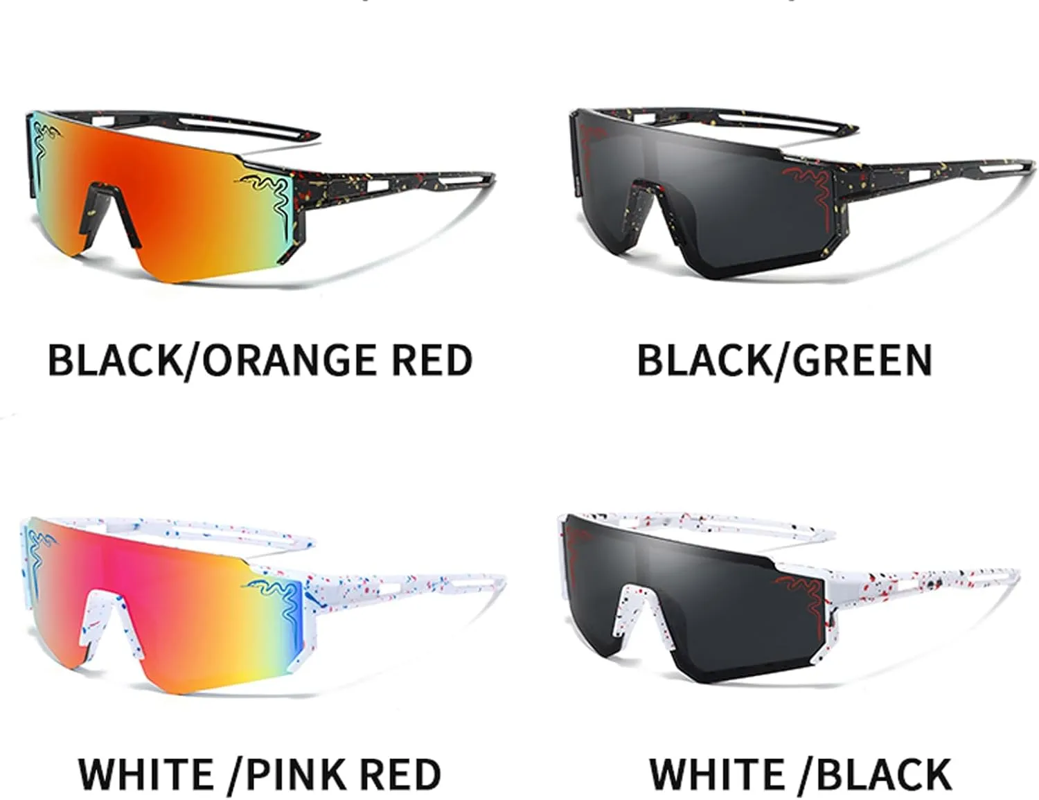 3 Pairs Age 5-16 Youth Boys Girls Sunglasses Kids Baseball Shades Softball Cycling Glasses Teen Narrow Face