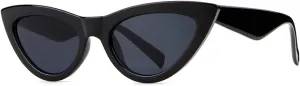 ADE WU Classic Cat Eye Sunglasses For Women Retro Vintage Cateye Sun Glasses UV400 Protection
