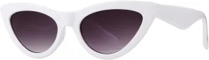 ADE WU Classic Cat Eye Sunglasses For Women Retro Vintage Cateye Sun Glasses UV400 Protection