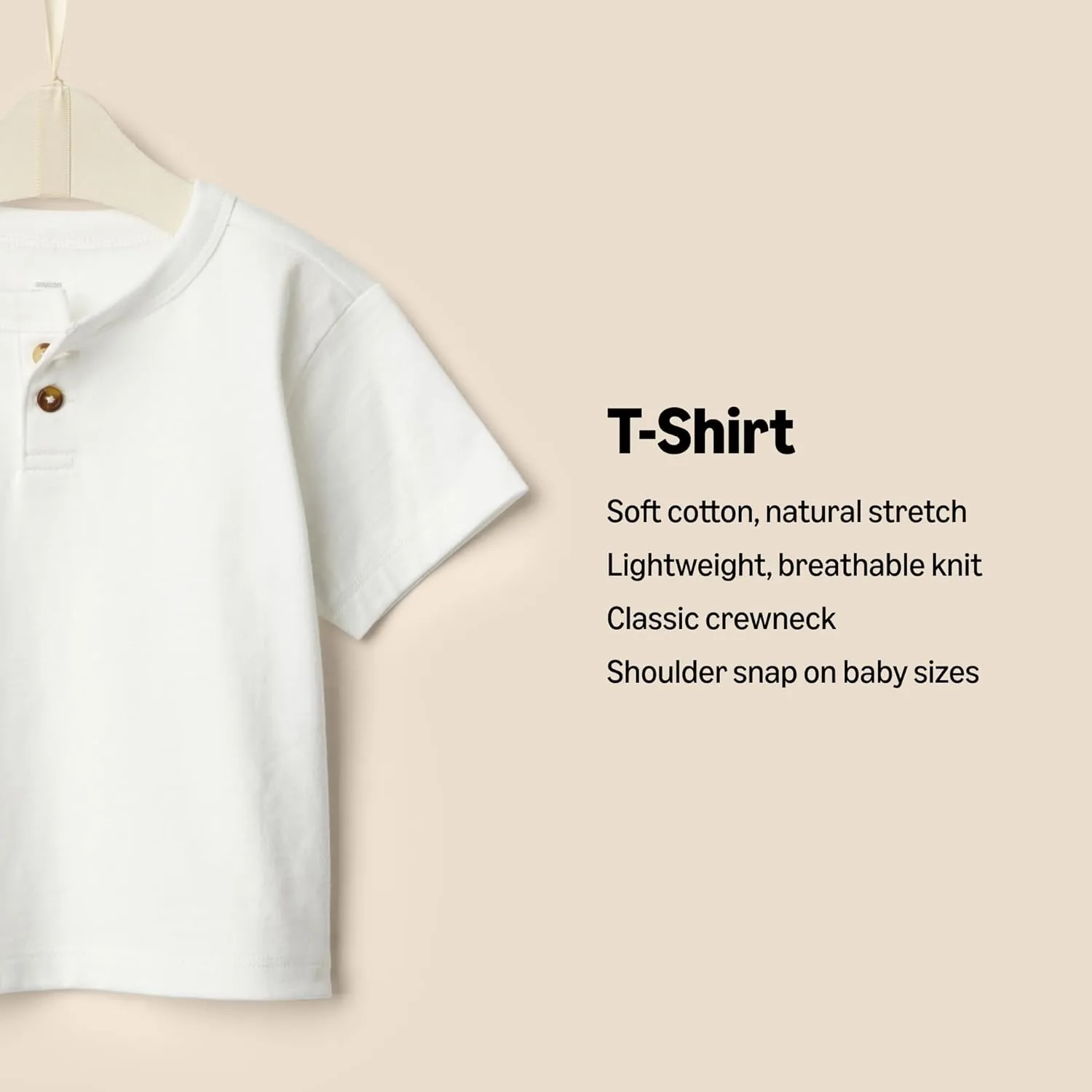 Amazon Essentials x Sofia Grainge Toddlers and Baby Boys' Short Sleeve T-Shirts, Pack of 2