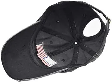 American Flag Baseball Cap Unisex Low Profile USA Plain Dad Hat Trucker Hat for Men＆Women