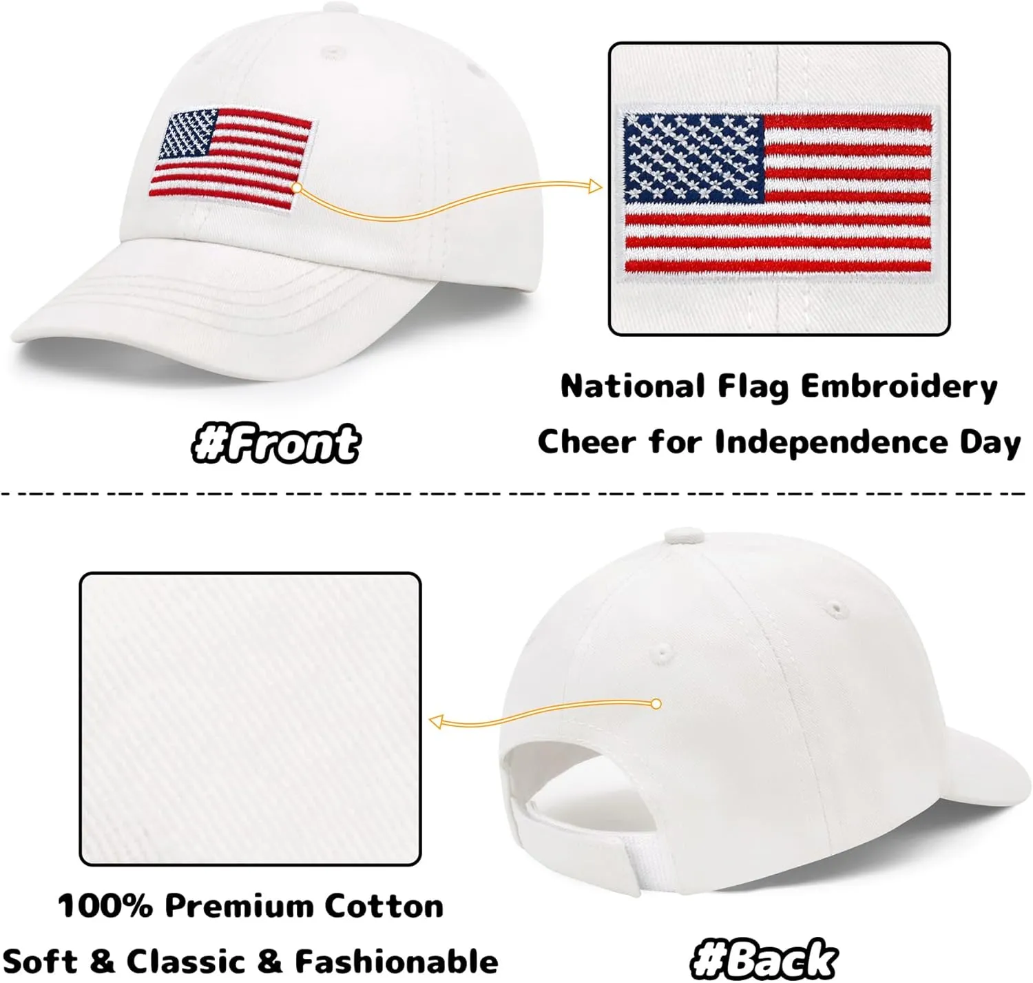 Baby Baseball Cap Toddler Baseball Hat American Flag Hat Infant Hat Baby Ball Cap Kids Baeball Hat Toddler Trucker Hat