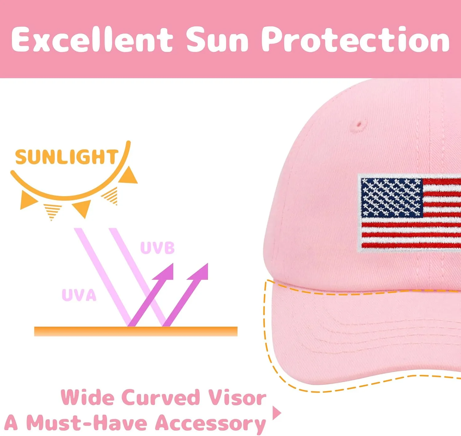 Baby Baseball Cap Toddler Baseball Hat American Flag Hat Infant Hat Baby Ball Cap Kids Baeball Hat Toddler Trucker Hat