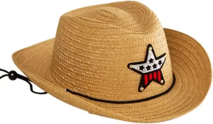 Baby Strawhat Sun Hat Summer Toddler Visor Cowboy Hat UPF 50  Sun Protective Kids Beach Hats for Girls Boys