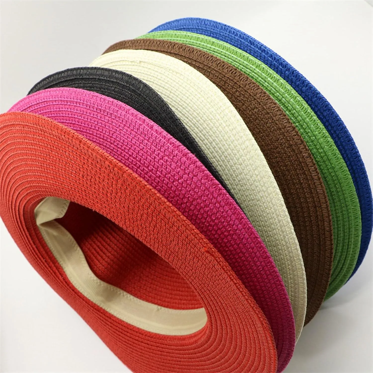 Beach Sun Hats for Women Universal Wide Brim Convenient Soft Floppy Summer Hat Foldable Roll Up Cap