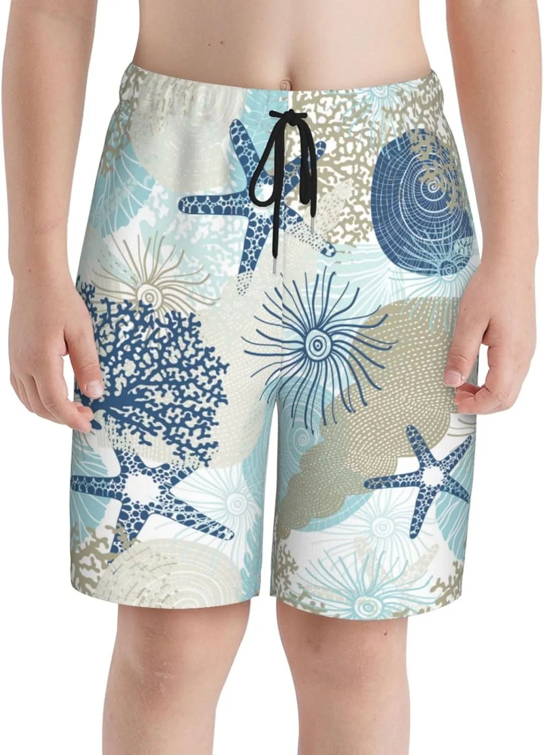 Boy Beach Shorts Trunks - Board Shorts for Boy Swim - Swimming Pants for Boy