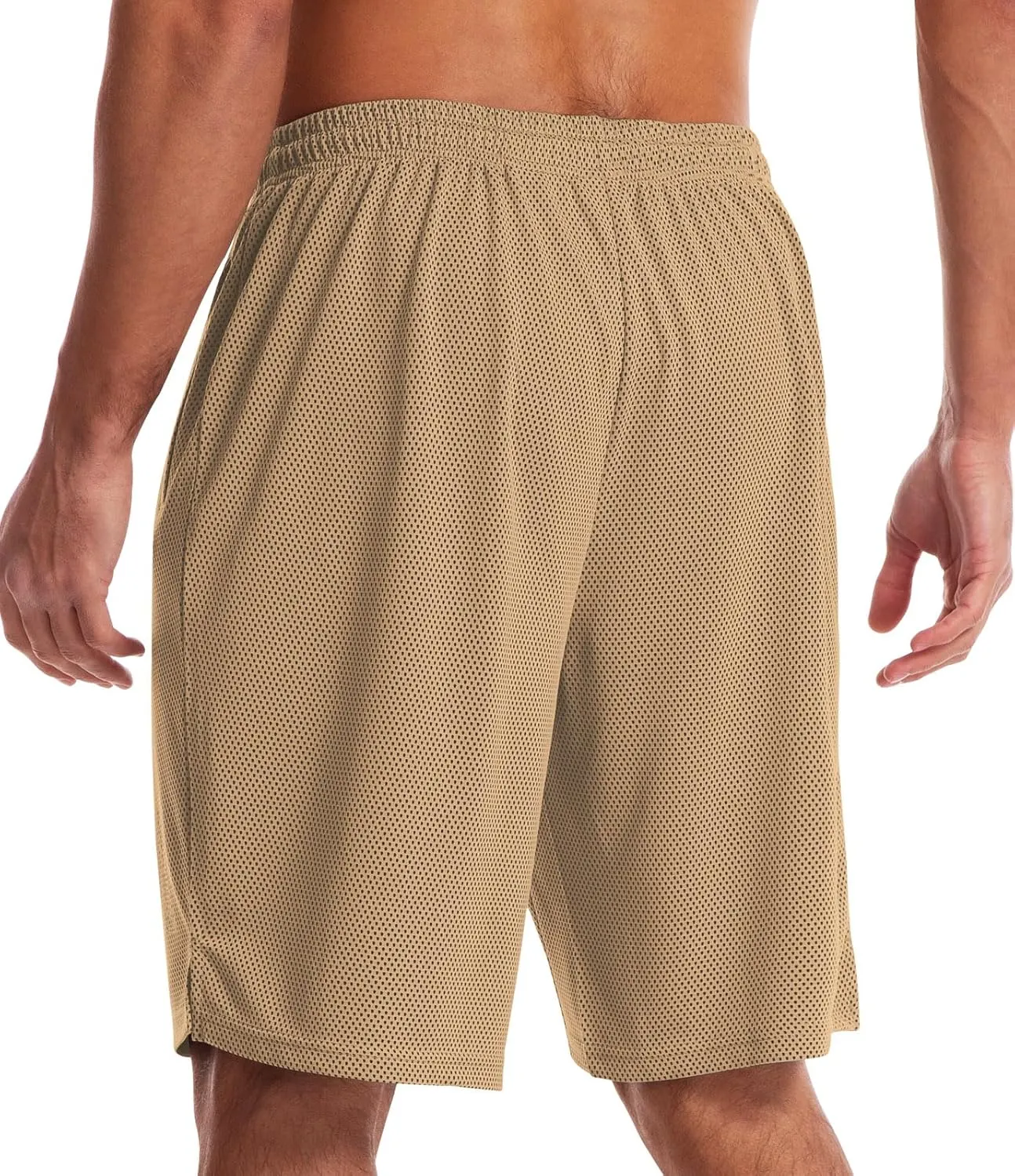CANGHPGIN Mens Athletic Wear Mesh Basketball Shorts with Pockets, Quick Dry Gym Shorts 9 inch Running Workout Shorts for Men