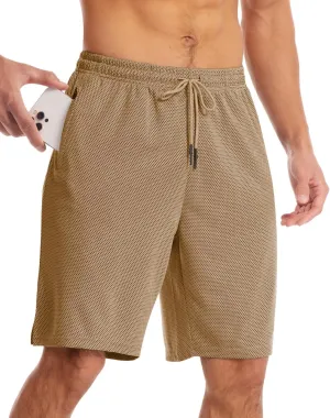 CANGHPGIN Mens Athletic Wear Mesh Basketball Shorts with Pockets, Quick Dry Gym Shorts 9 inch Running Workout Shorts for Men