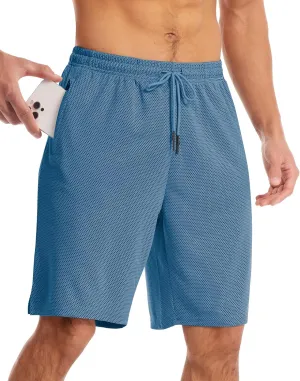 CANGHPGIN Mens Athletic Wear Mesh Basketball Shorts with Pockets, Quick Dry Gym Shorts 9 inch Running Workout Shorts for Men