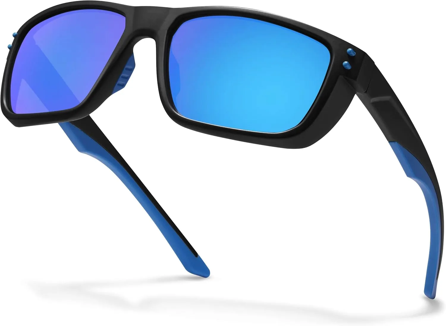 CARFIA Classic Polarized Sunglasses for Men Sport Outdoor Driving Hiking Boating Sea Fishing Square Wrapround Shades