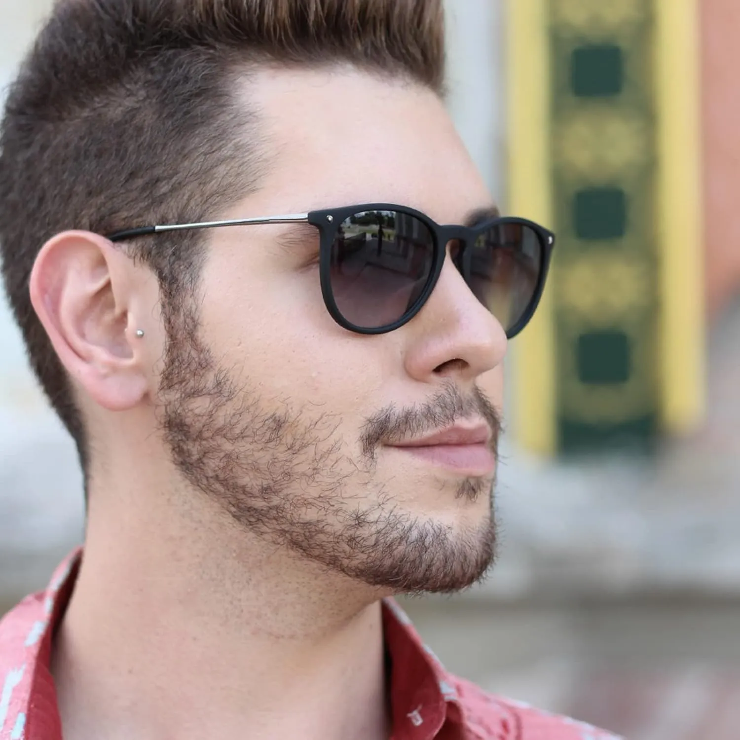 CARFIA Trendy Sunglasses for Women Polarized UV Protection Classic Retro Style CA5100