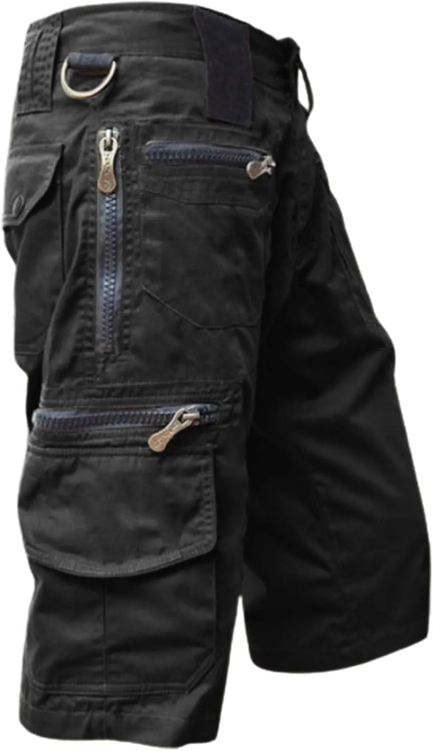 Cargo Shorts for Men Big and Tall Military Combat Tactical Hiking Shorts with Multi-Pocket Lightweight Fishing Shorts