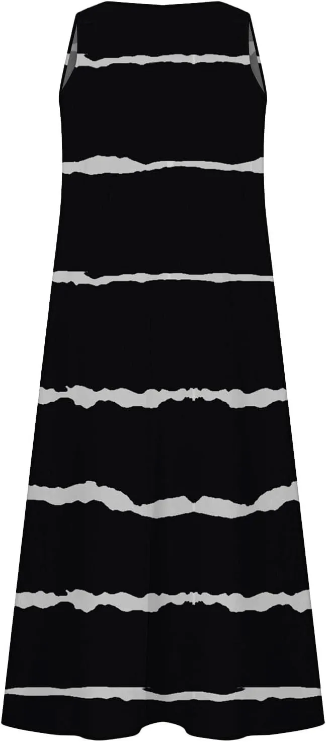 Casual Summer Dresses for Women Summer Dresses for Women Plus Size Beach Dress Casual Sundresses Sexy Sleeveless