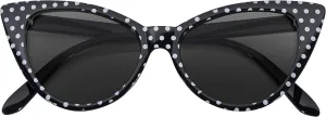 Cateye Sunglasses for Women Classic Vintage High Pointed Winged Retro Design