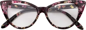 Cateye Sunglasses for Women Classic Vintage High Pointed Winged Retro Design