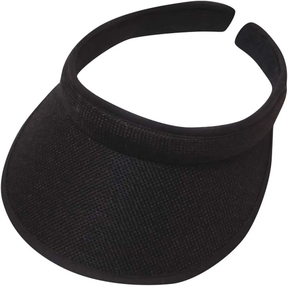Classic Adjustable Sun Visor Hats for Men and Women Golf Open Top Round Brim Hats Sport Visors caps for Travel