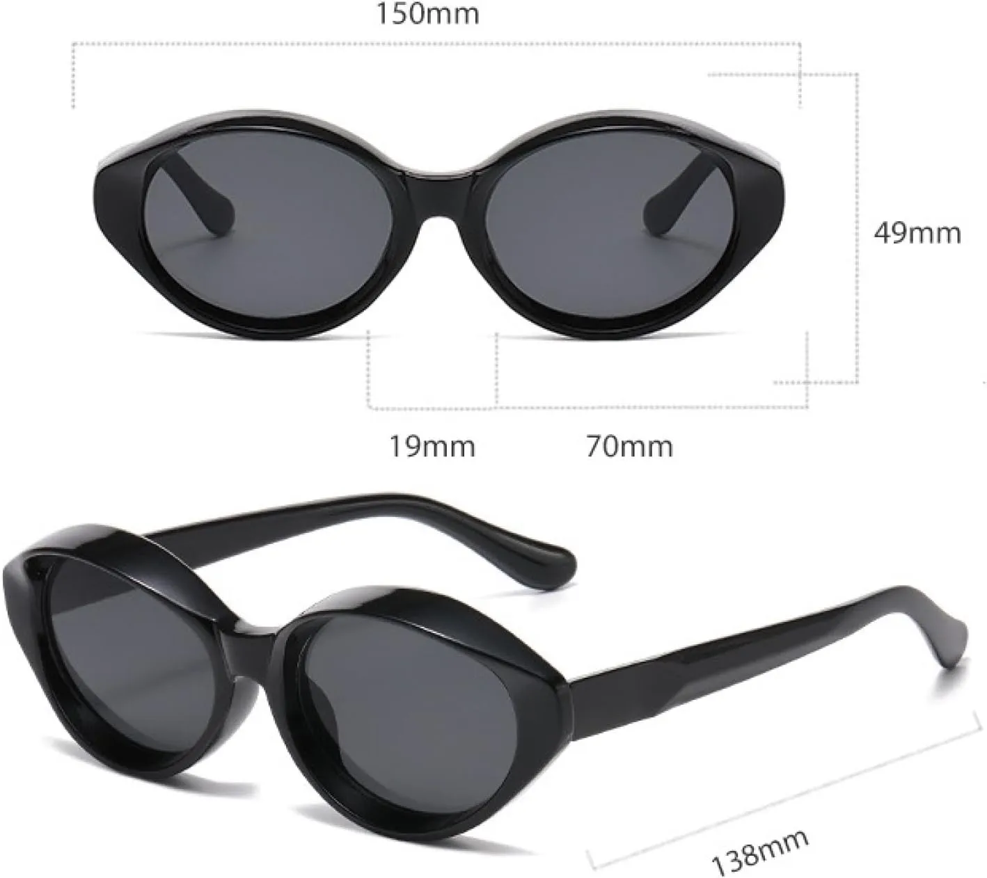 Classic Luxury Round Sunglasses Vintage Punk Style Uv400 Outdoor Driving Popular Fashion for Men and Women
