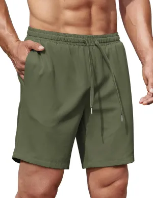 COOFANDY Men's Gym Workout Shorts 8 Inch Quick Dry Athletic Shorts Lightweight Drawstring Running Shorts