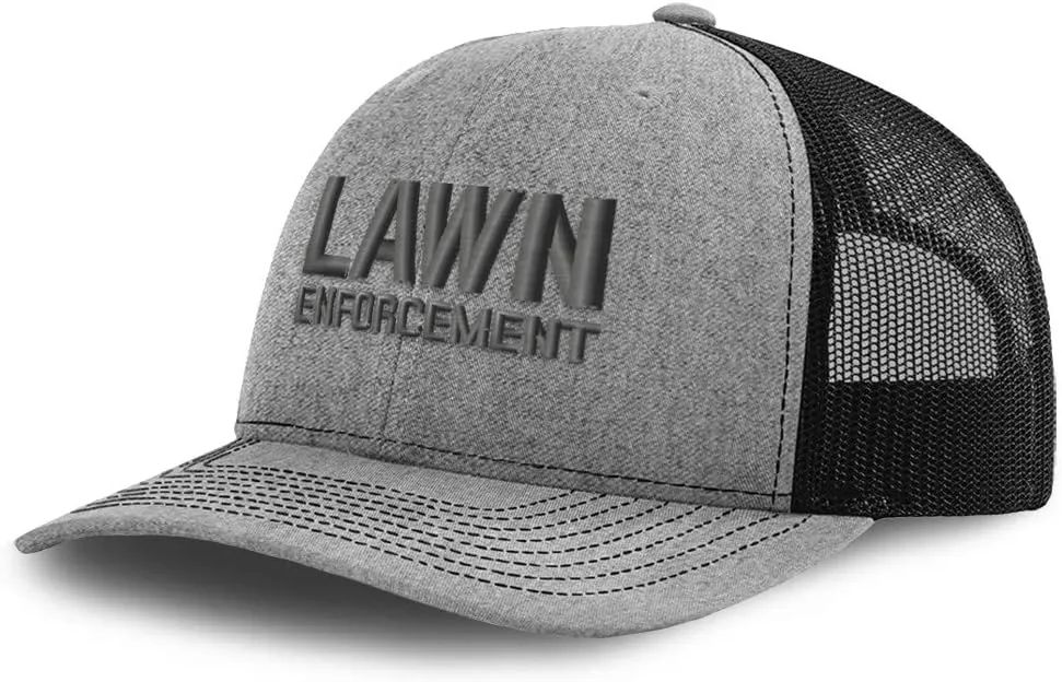 Custom Richardson Trucker Hat Lawn Enforcement Agency Embroidery Baseball Cap