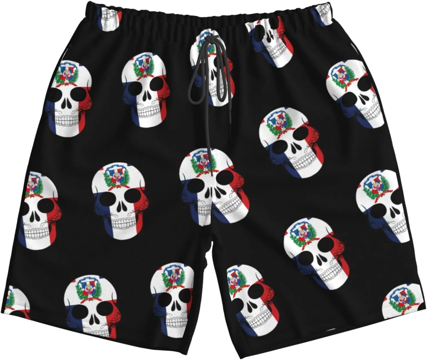 DARLEKS Men's Beach Shorts Drawstring Quick Dry Running Athletic Shorts Comfortable Loose Gym Shorts