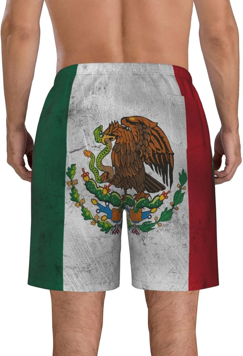 DARLEKS Men's Beach Shorts Drawstring Quick Dry Running Athletic Shorts Comfortable Loose Gym Shorts