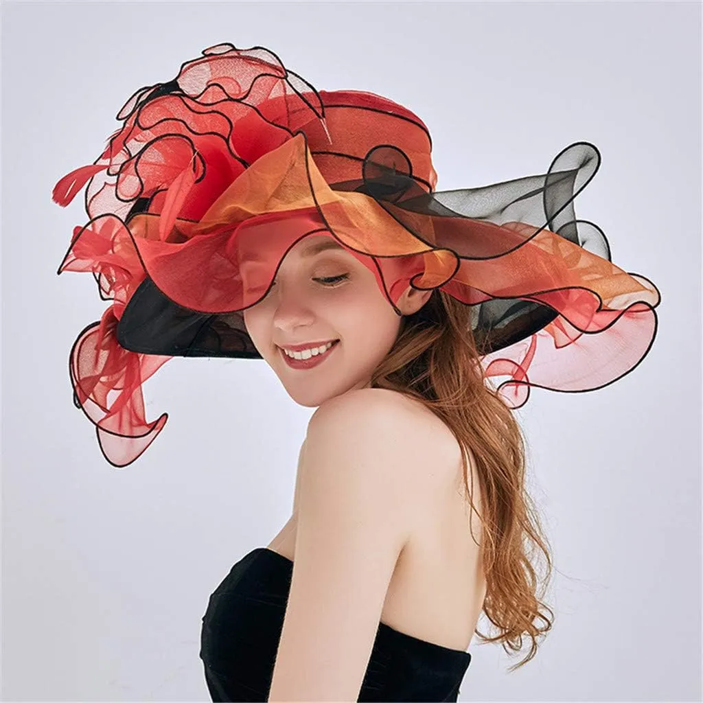 Derby Hats for Women 2024, Fascinator Hat Kentucky Church Hats for Women Tea Party Derby Dress Hat for Women