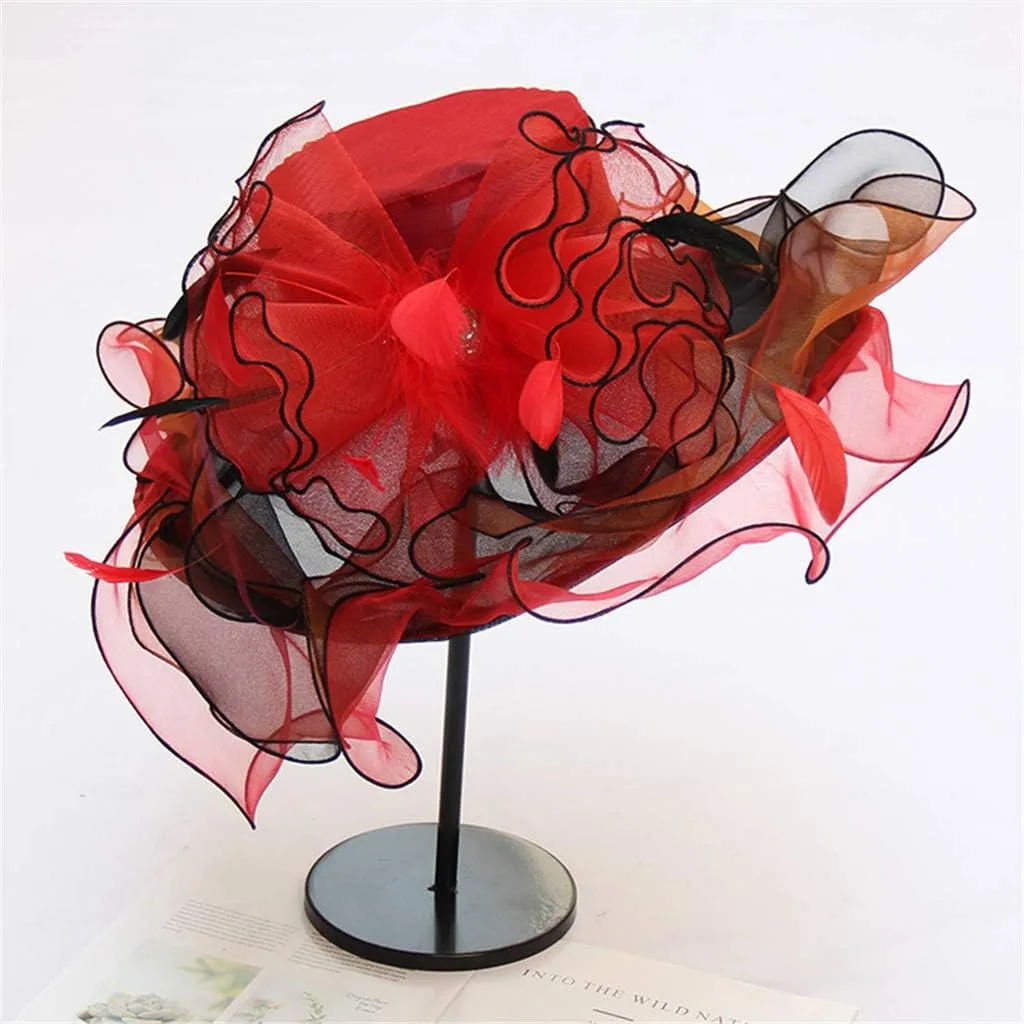 Derby Hats for Women 2024, Fascinator Hat Kentucky Church Hats for Women Tea Party Derby Dress Hat for Women