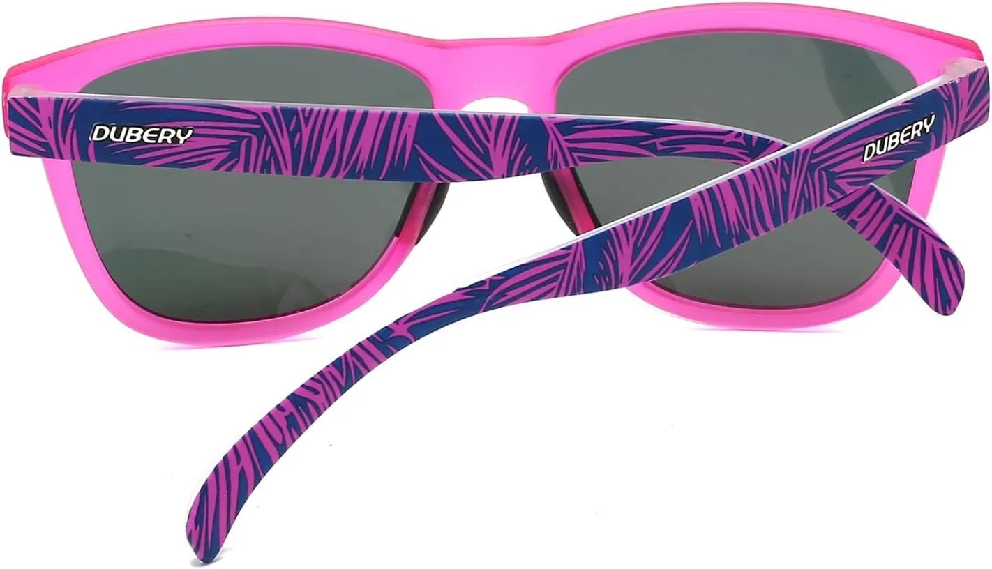 DUBERY Classic Polarized Sunglasses for Women Men Trendy Retro Designer Style Shades D550
