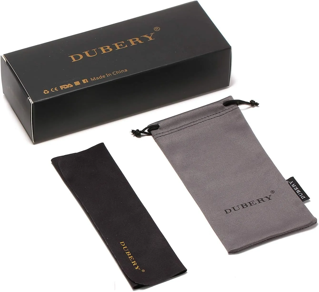 DUBERY Classic Polarized Sunglasses for Women Men Trendy Retro Designer Style Shades D550