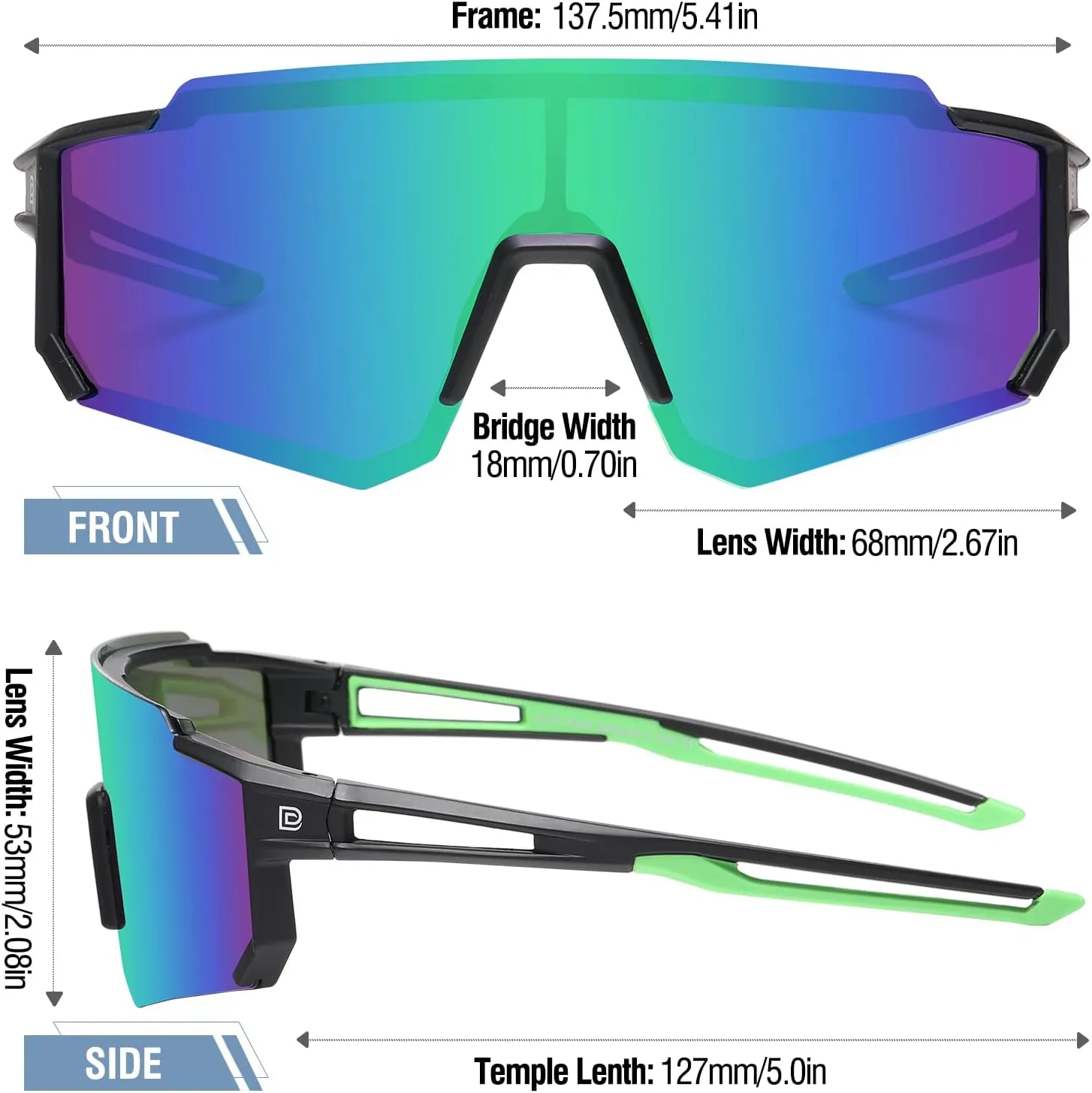 DUCO Polarized Kids Sunglasses Youth Sports Cycling Shades Lightweight Frame UV400 Child Boys Girls Baseball SunGlasses DK310