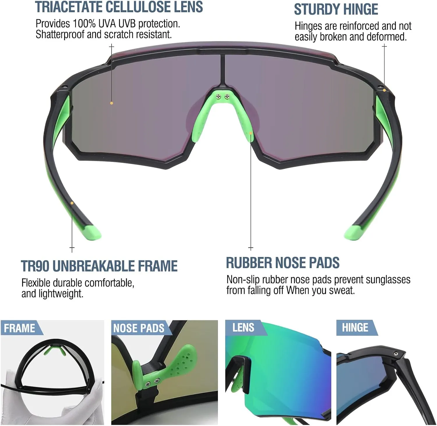 DUCO Polarized Kids Sunglasses Youth Sports Cycling Shades Lightweight Frame UV400 Child Boys Girls Baseball SunGlasses DK310
