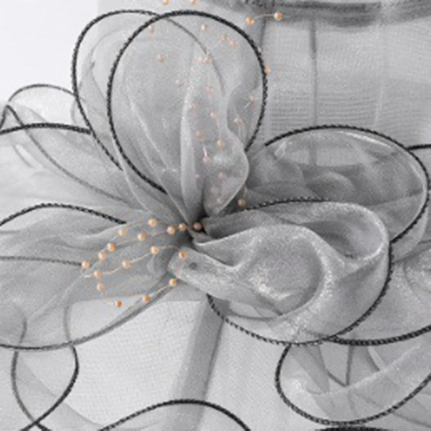 Fascinator Derby Hats for Women 2025 British Organza Church Wide Brim Bridal Tea Party Pearl Floral Bowler Hat Cap