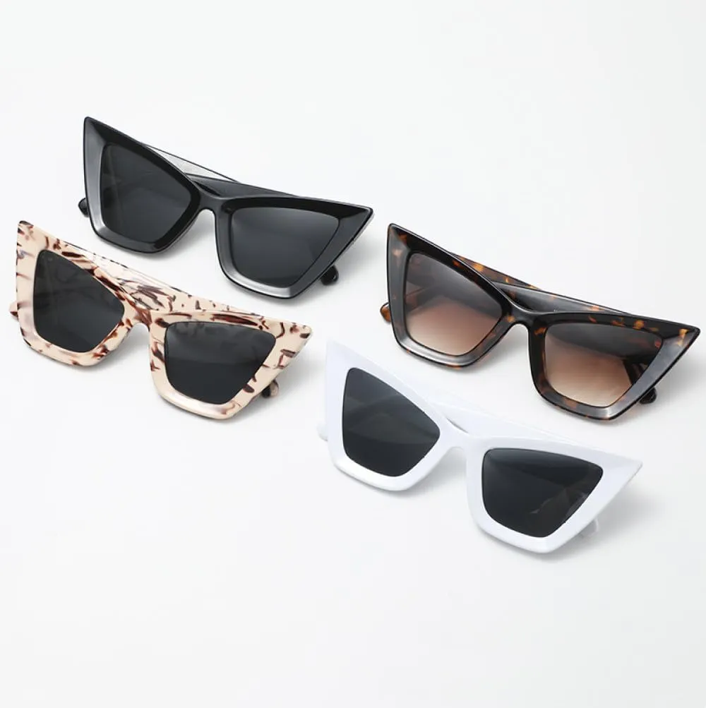 Fashion Cat Eye Sunglasses Women Retro Black Cateye Sun Glasses Classic Vintage UV400