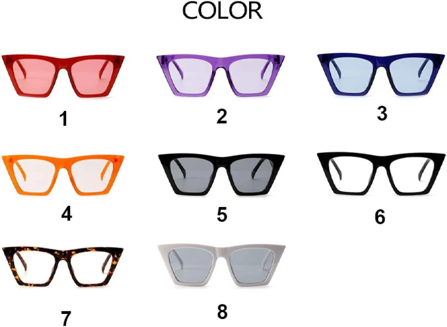 Fashion Sunglasses Man Luxury Woman Cat Eye Sun Glasses Classic Vintage Uv400 Shades