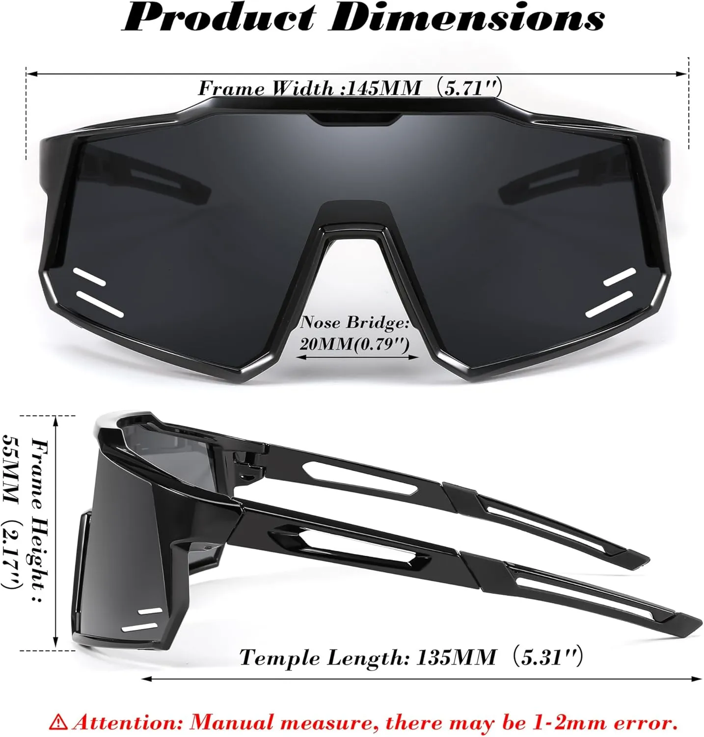 FEISEDY Sports Sunglasses Wraparound 80s Visor Men Women Outdoor Shield Baseball Sunglasses B4125