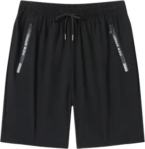 GUNLIRE Boy's Quick Dry Running Shorts Summer Pull-On Shorts for Outdoor Camping Hiking
