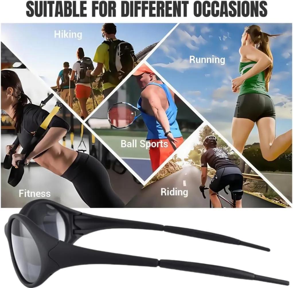 ICARA Sport Polarized Sunglasses for Men and Women All Day Comfort UV400 Protection for Cycling Fishing Driving