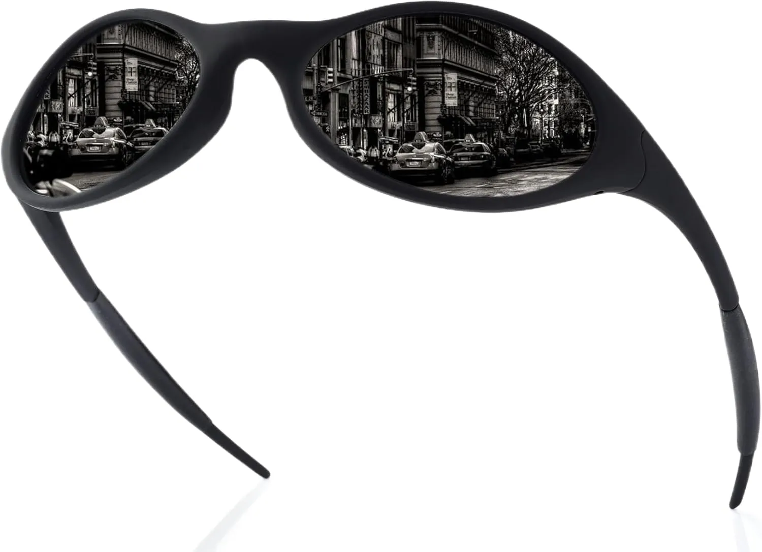 ICARA Sport Polarized Sunglasses for Men and Women All Day Comfort UV400 Protection for Cycling Fishing Driving