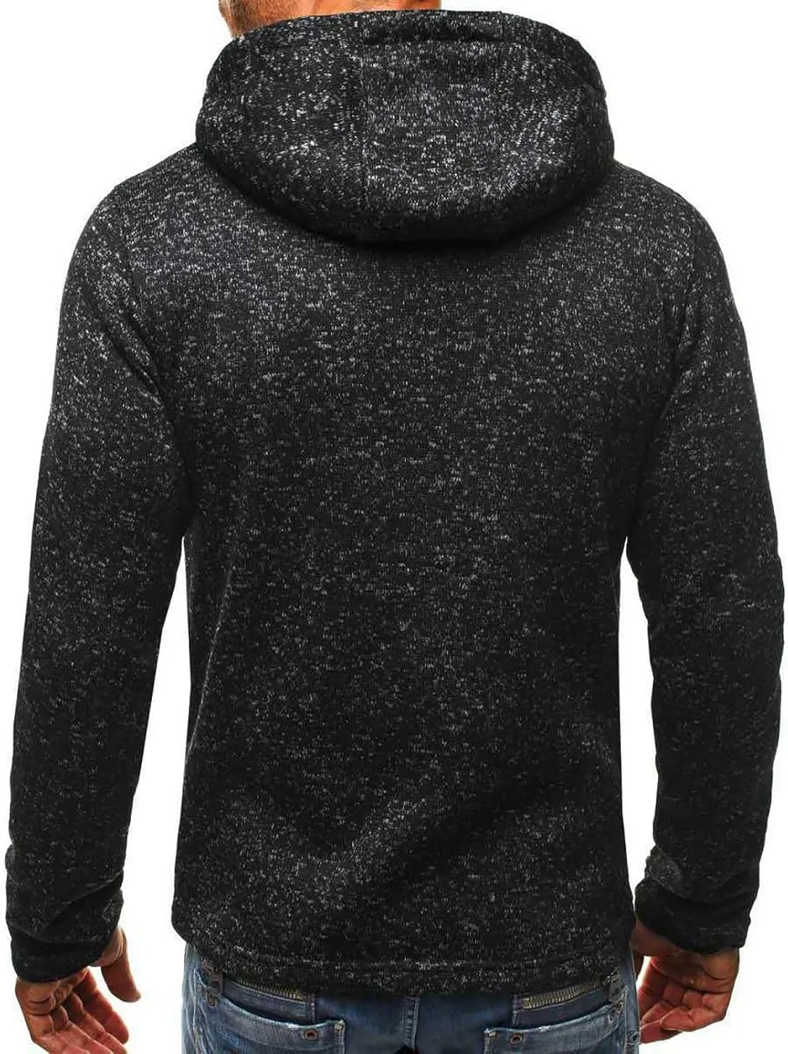 Jackets For Men With Hoodie Long Sleeve Hooded Sweatshirt Sports Outdoor Running Biking With Zip Pockets, S-4XL
