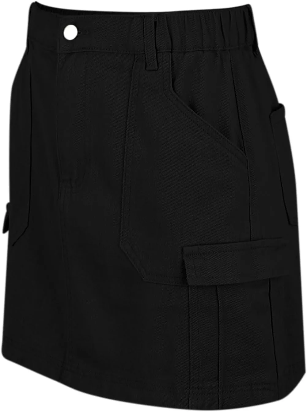 Jean Skirts for Women Denim High Waisted Trendy Stretchy Button Front Short Pencil Skirt with Patch Summer Fashion