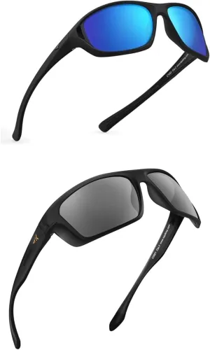 KastKing Huzzah and Dugan Polarized Sport Sunglasses for Men and Women