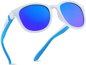 Kids Sunglasses Polarized Sport TPEE Unbreakable Flexible UV Protection for Boys Girls Age 6-12