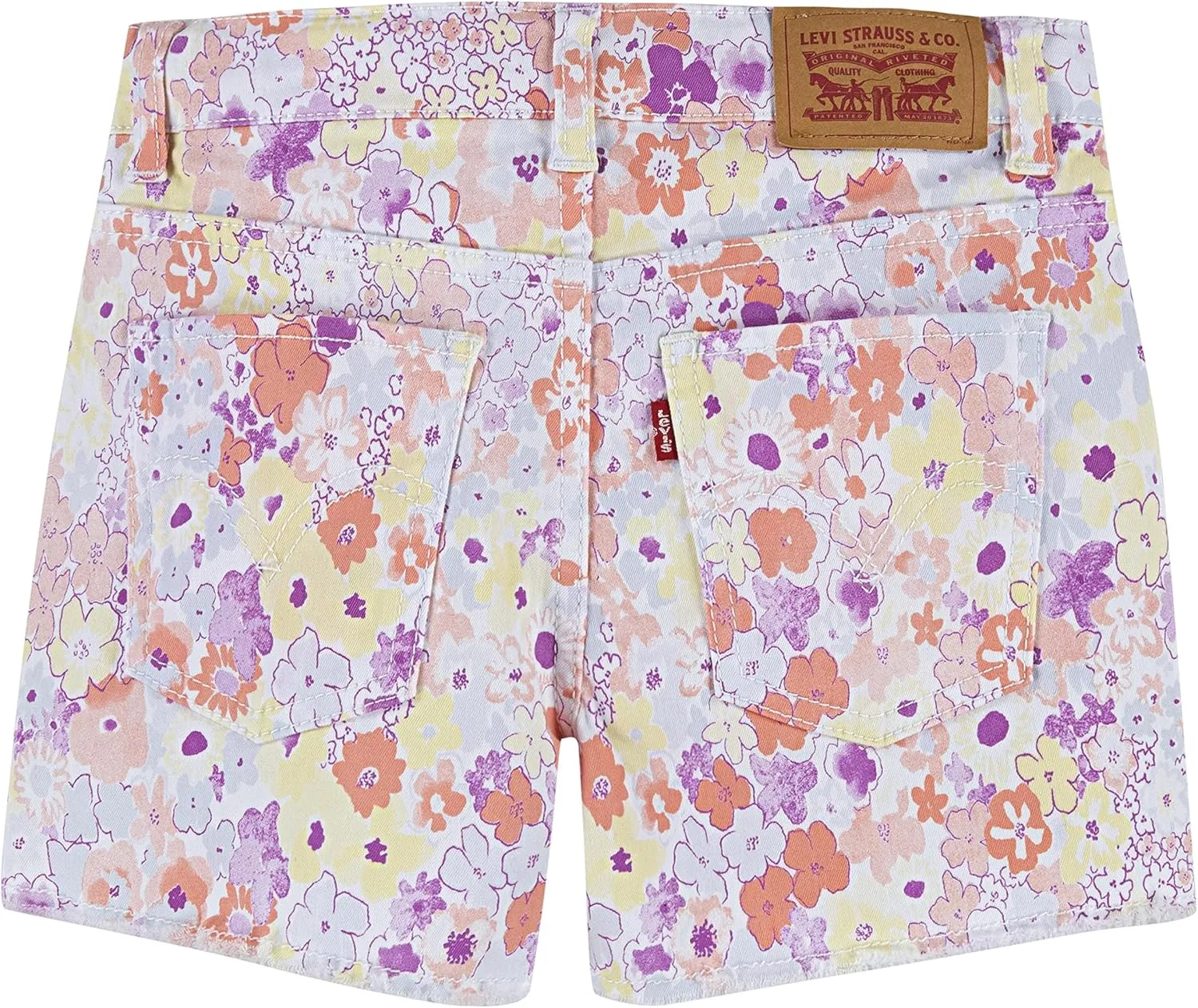 Levi's Baby Girls' Denim Shorty Shorts