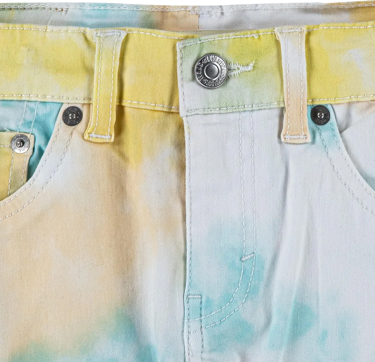 Levi's Baby Girls' Denim Shorty Shorts
