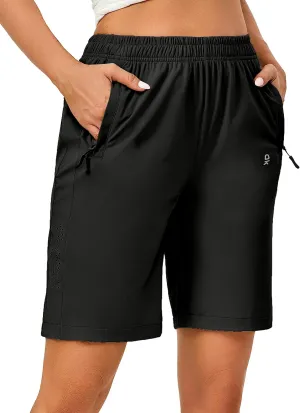 Little Donkey Andy Women's Stretch Hiking Shorts Quick Dry Lightweight Athletic Shorts for Running Golf