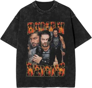 Man Woman Vintage Oversized T Shirt Stylish Round Neck Short Sleeve Summer Tee Graphic T-Shirts Unisex