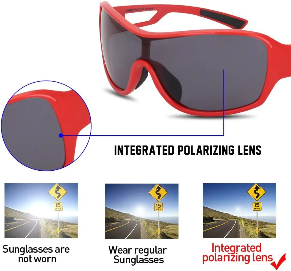 Maritime fishing Mountaineering Hike Polarized Sports Sunglasses for men women Baseball Running Mountaineering
