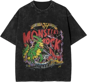 Men Woman Vintage Oversized T Shirt Stylish Round Neck Short Sleeve Summer Tee Graphic T-Shirts Unisex