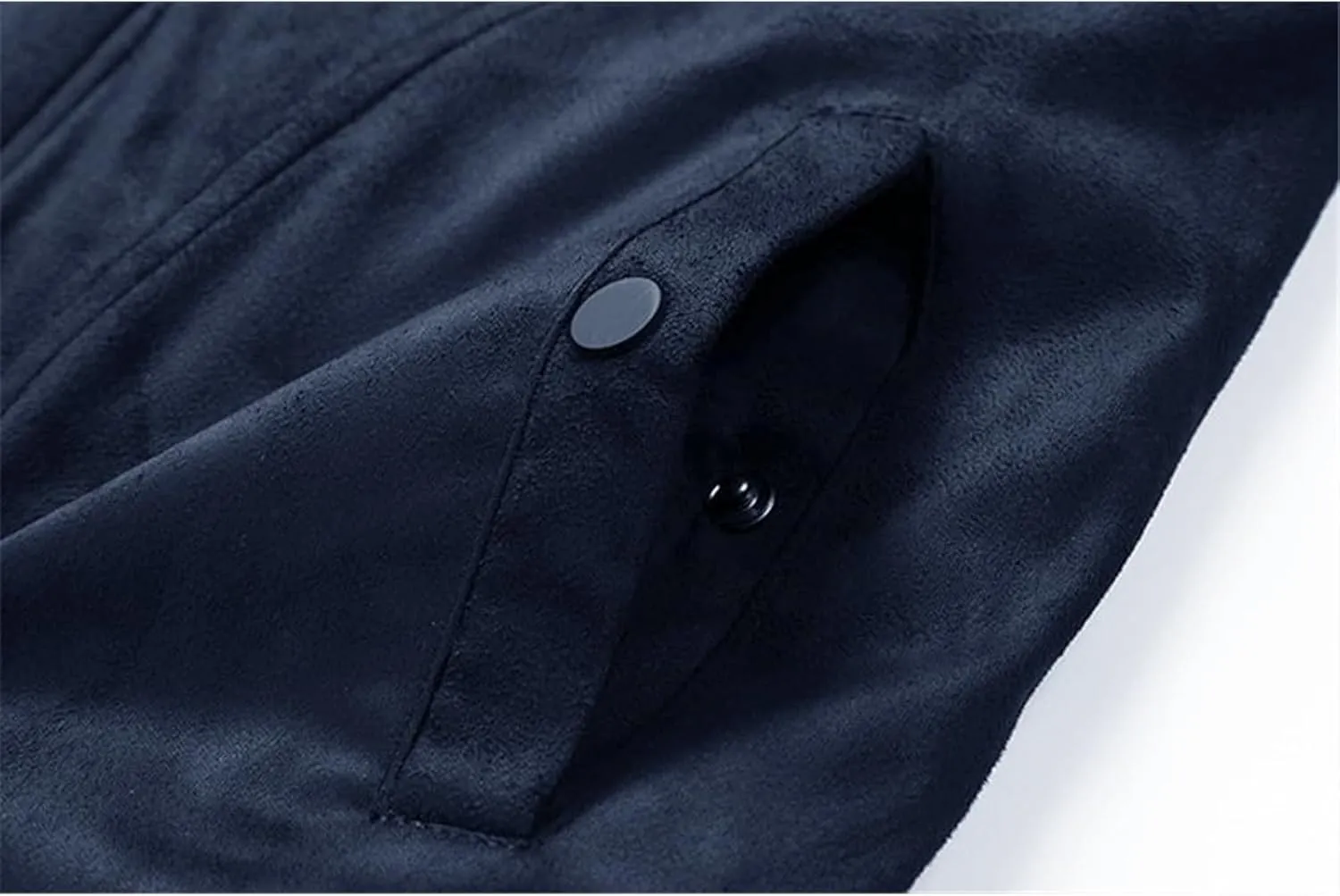 Men's Bomber Jacket Lightweight Vintage Faux Suede Bomber Jackets Baseball Tactical Coat Casual Thicken Warm Outerwear