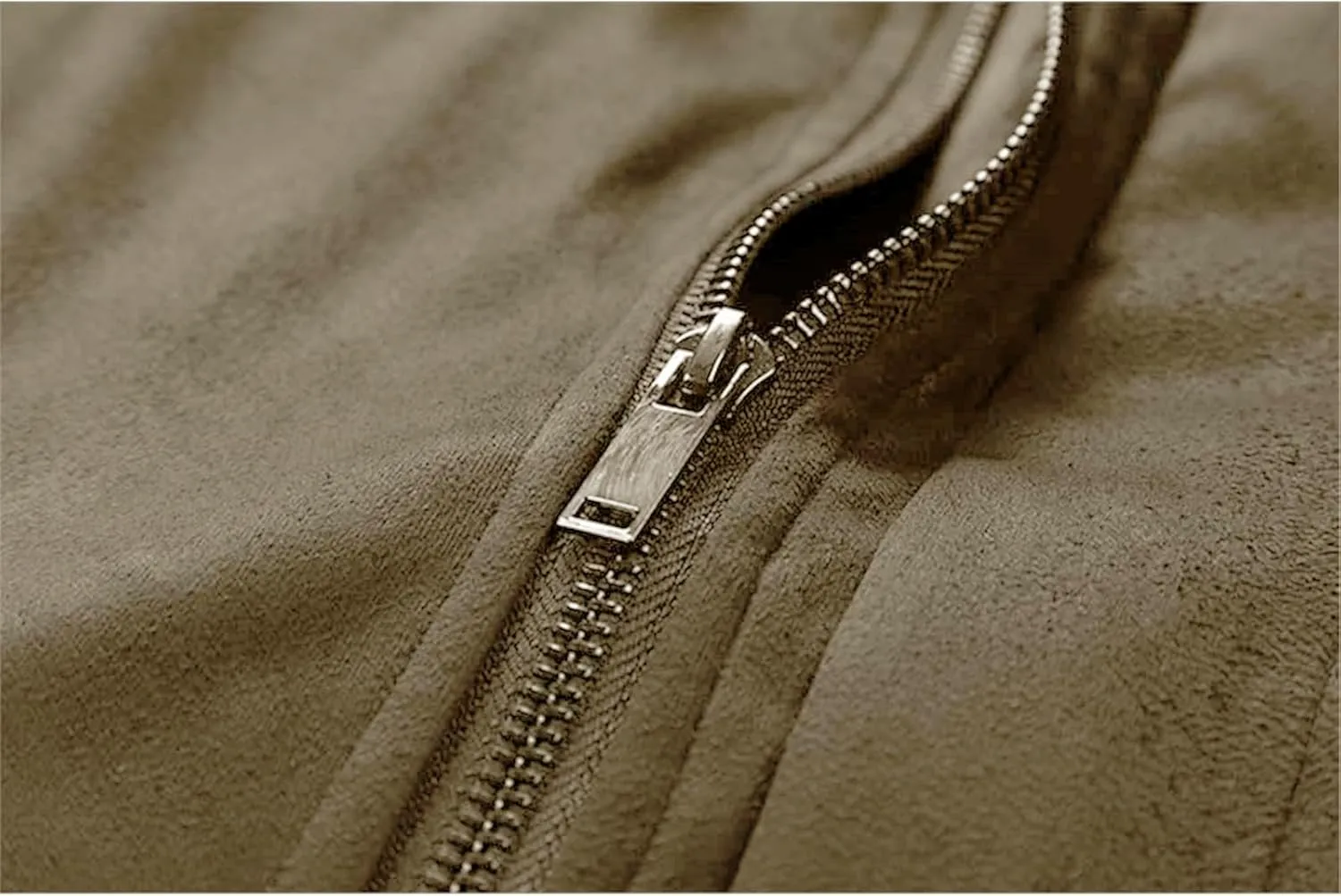 Men's Bomber Jacket Lightweight Vintage Faux Suede Bomber Jackets Baseball Tactical Coat Casual Thicken Warm Outerwear